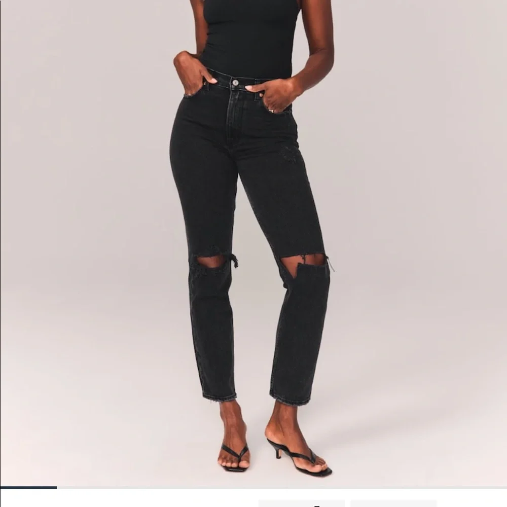 Curve Love Ultra High Waist 90s Straight Jeans - Picture 1 of 4